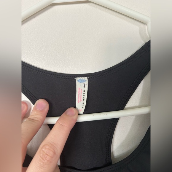 Free People Movement Sports Bra Black And Pink Size Small - Picture 4 of 8